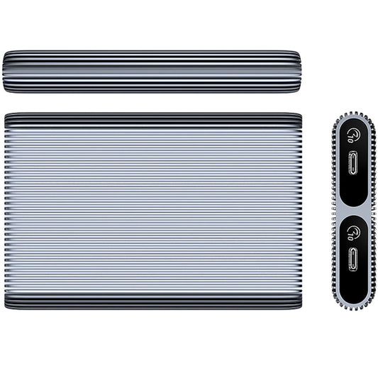 Rack Orico AM2C3-2N Dual Disk per SSD M.2 NVMe, Grigio