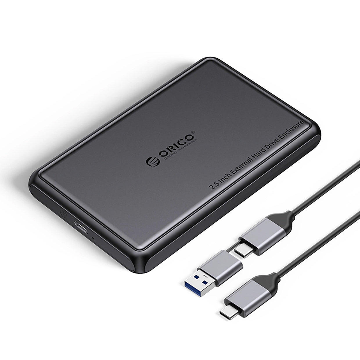 Rack Orico DDL25-C3 per HDD / SSD SATA 2.5 pollici, USB-C, Nero
