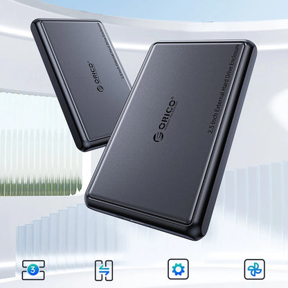 Rack Orico DDL25-C3 per HDD / SSD SATA 2.5 pollici, USB-C, Nero