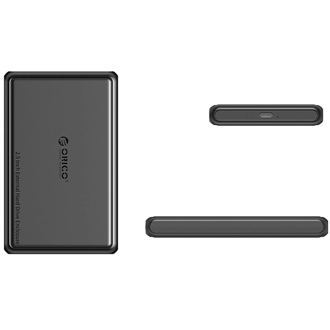 Rack Orico DDL25-C3 per HDD / SSD SATA 2.5 pollici, USB-C, Nero