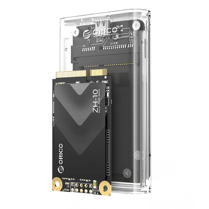 Rack Orico TC10-MS per SSD mSATA, Trasparente