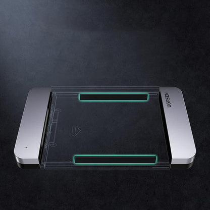 Rack UGREEN CM300 (70499) per HDD / SSD SATA 2.5 pollici, USB-C, Grigio