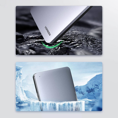 Rack UGREEN CM300 per HDD / SSD SATA 2.5inch, USB 3.1, Grigio