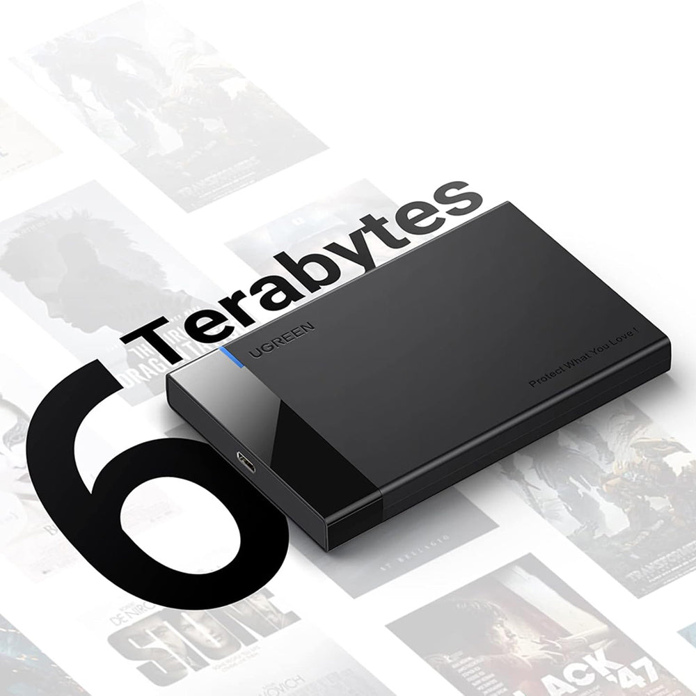 UGREEN US221 Rack (50743) for 2.5inch SATA HDD / SSD, USB-C, Black