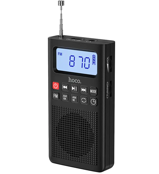 Radio Portatile HOCO HI51, Nero
