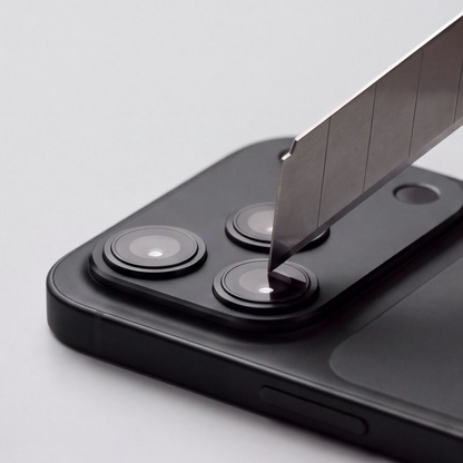 Cornice protettiva per fotocamera posteriore Tech-Protect Camalloy Fit+ per Apple iPhone 18 Pro, Alluminio, Nera