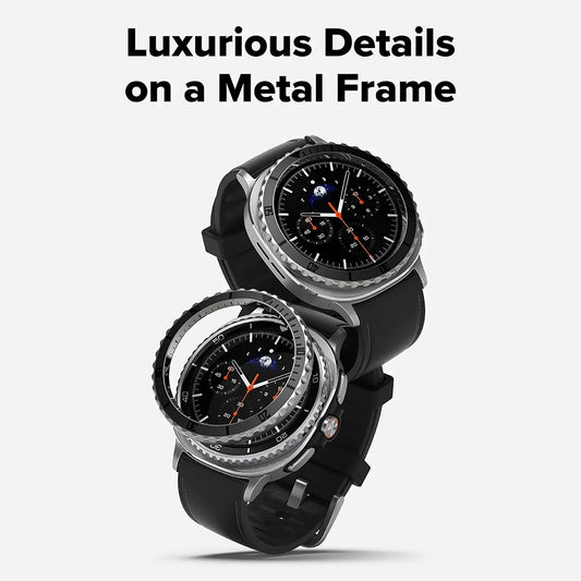 Cornice di Protezione Ringke Premium Styling per Samsung Galaxy Watch8 Classic, Nera