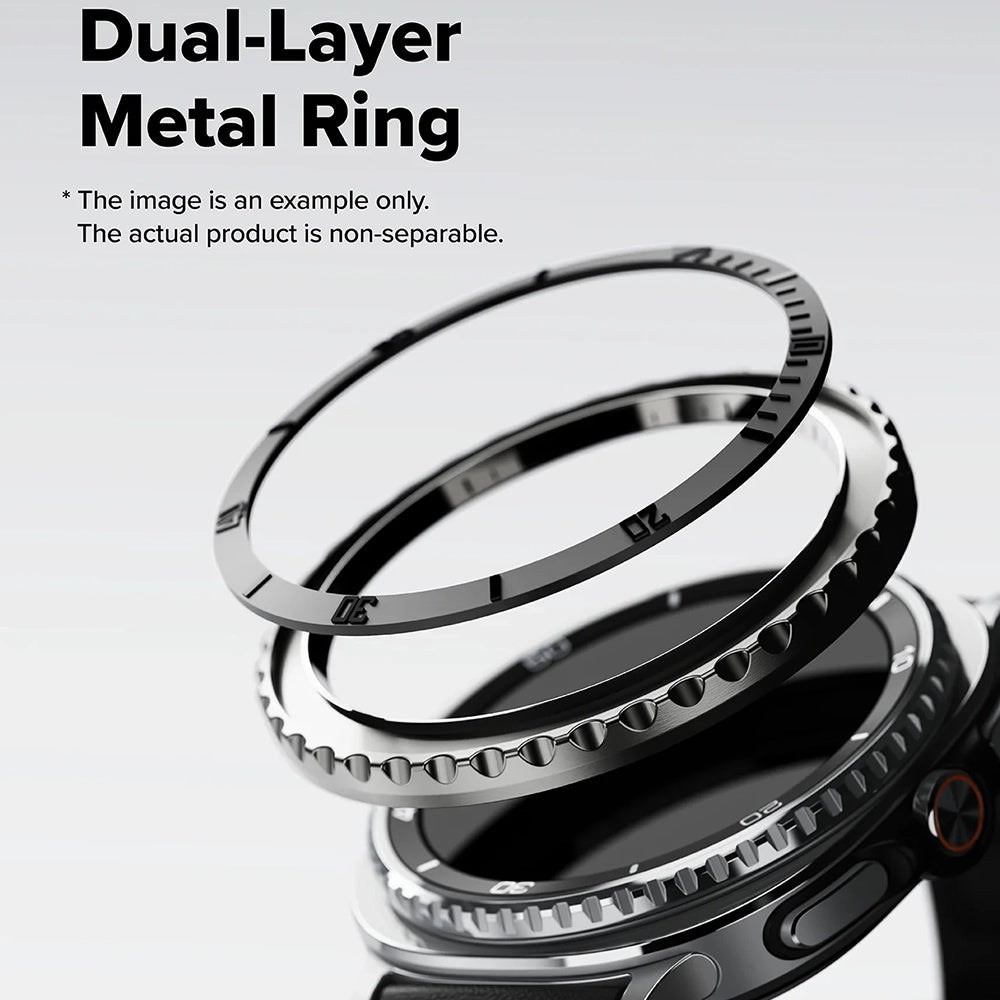 Cornice di Protezione Ringke Premium Styling per Samsung Galaxy Watch8 Classic, Nera