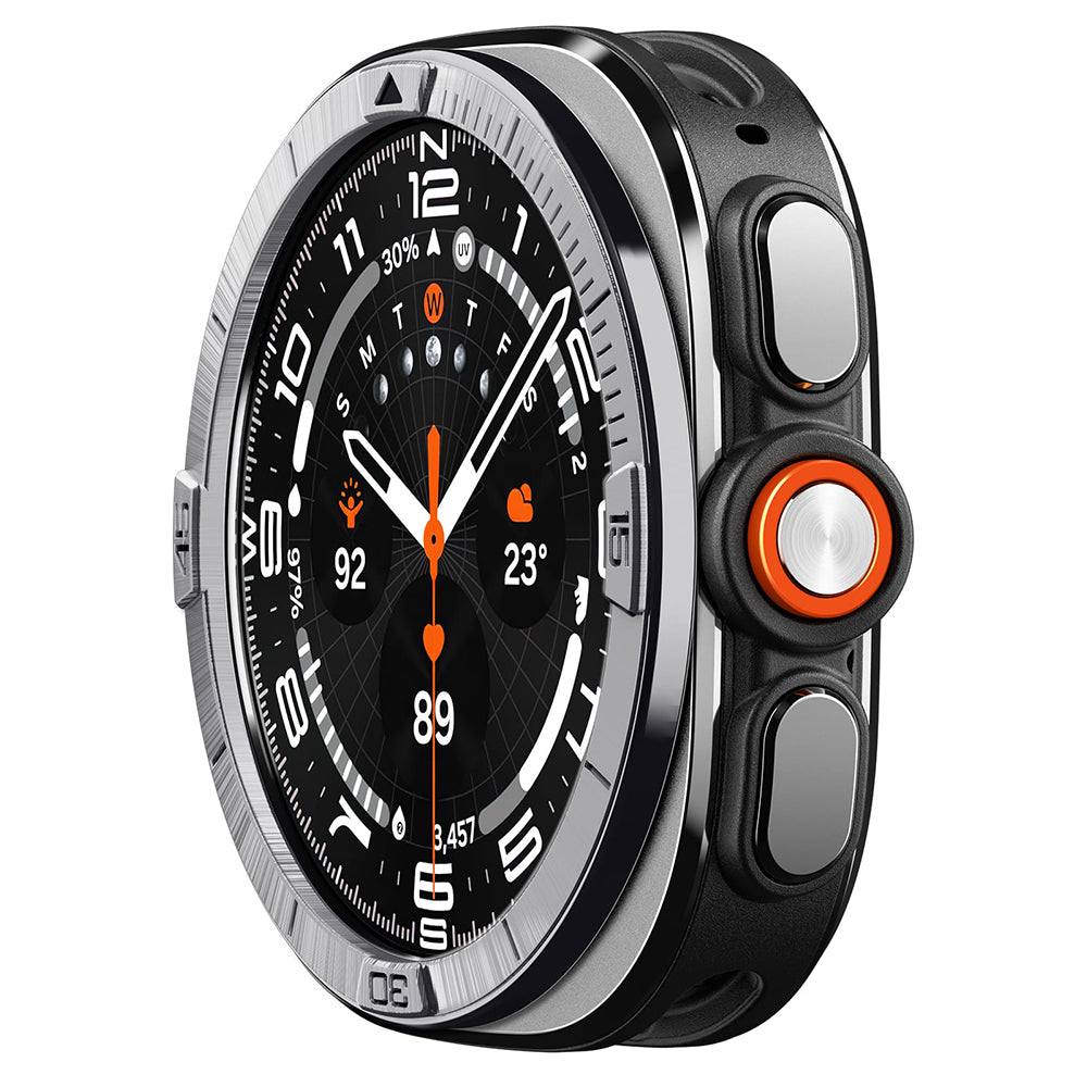 Cornice Protettiva Spigen Tune Pilot per Samsung Galaxy Watch Ultra2, Argento ACS11616