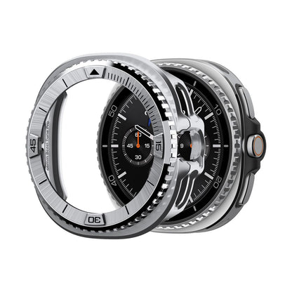 Cornice di Protezione Spigen Tune Pro Pilot per Samsung Galaxy Watch8 Classic, Argento ACS10017