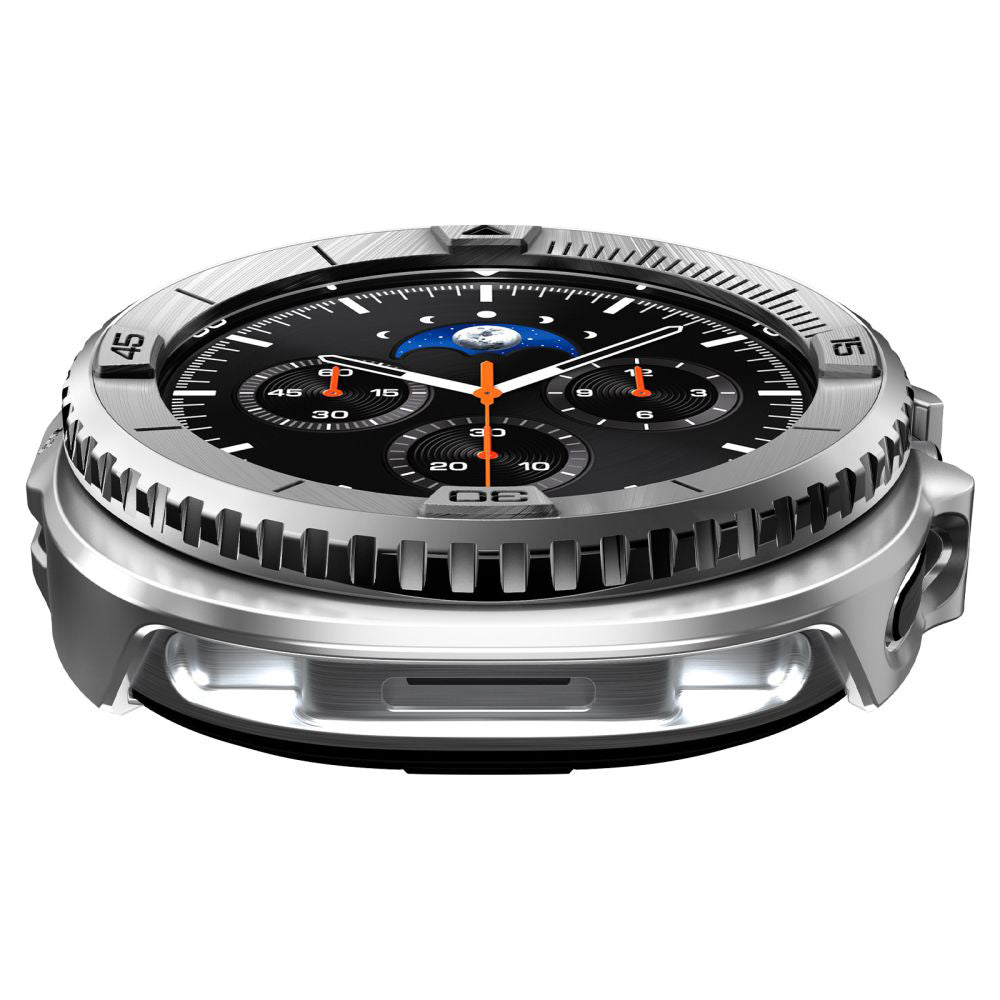 Cornice di Protezione Spigen Tune Pro Pilot per Samsung Galaxy Watch8 Classic, Argento ACS10017