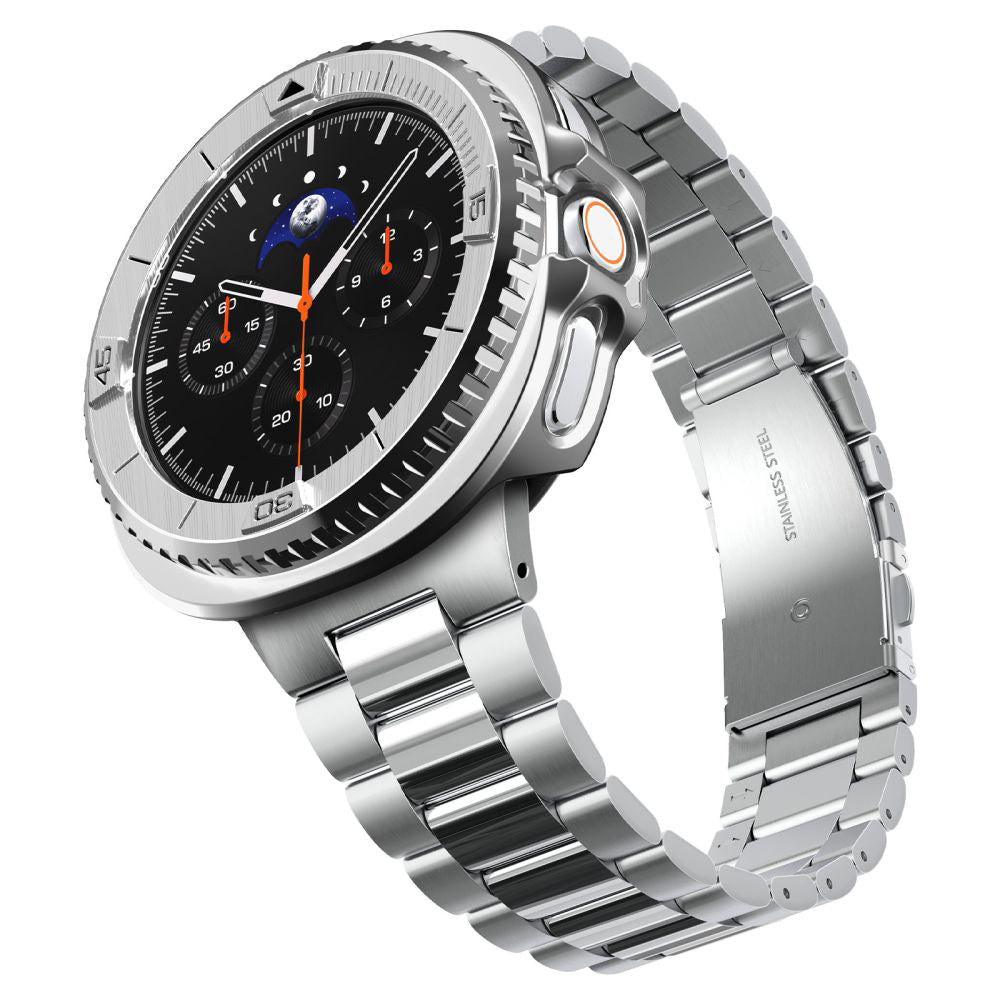 Cornice di Protezione Spigen Tune Pro Pilot per Samsung Galaxy Watch8 Classic, Argento ACS10017