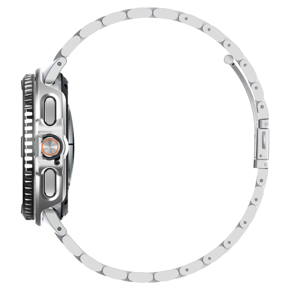 Cornice di Protezione Spigen Tune Pro Pilot per Samsung Galaxy Watch8 Classic, Argento ACS10017