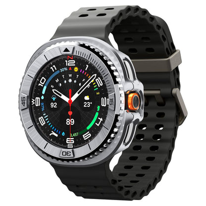 Cornice di Protezione Spigen Tune Pro Pilot per Samsung Galaxy Watch8 Classic, Argento ACS10017