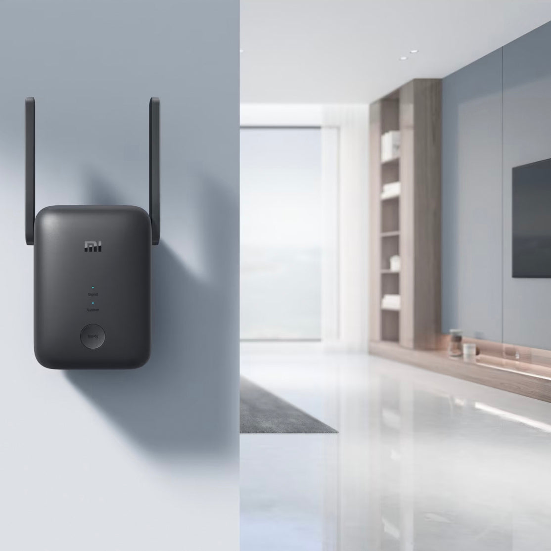 Xiaomi Mi Range Extender wireless AC1200, Dual Band, 1200Mbps, nero DVB4348GL DVB4348GL 