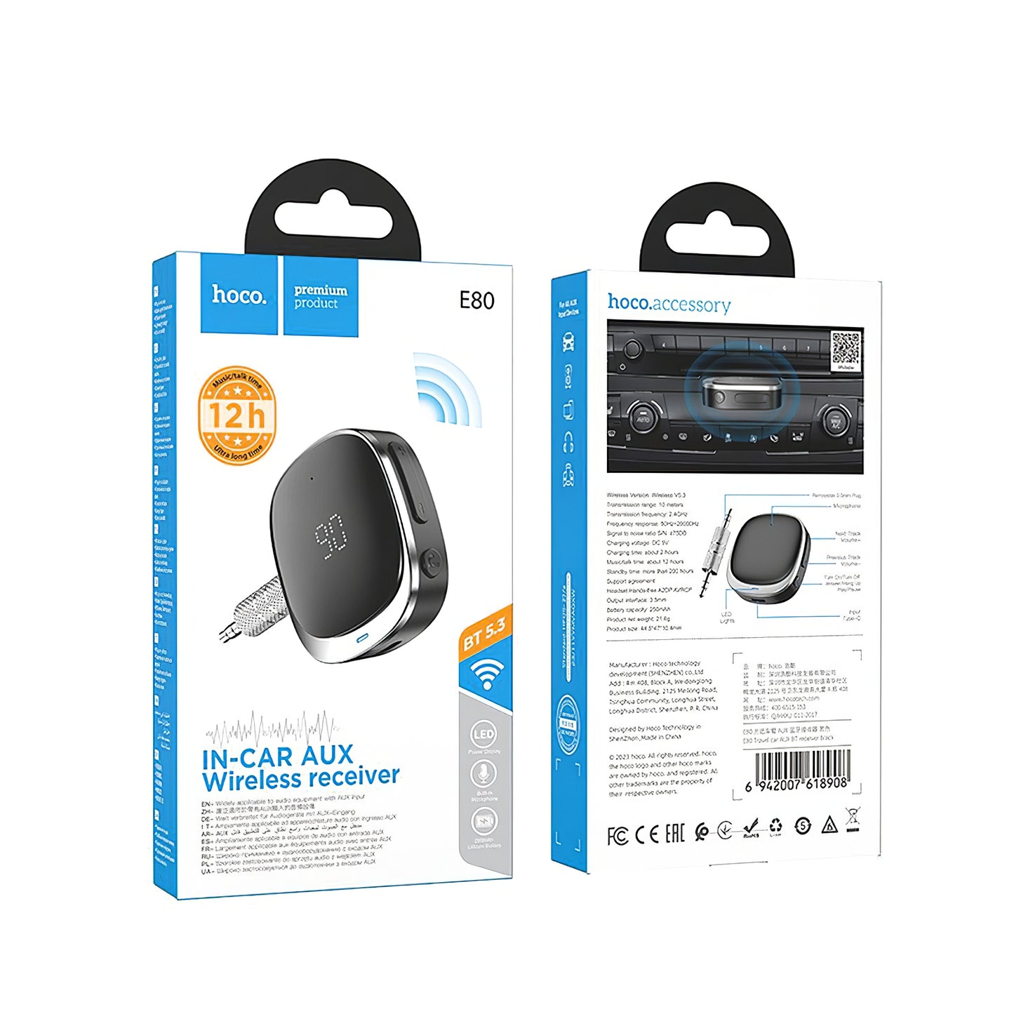 Ricevitore Bluetooth HOCO E80