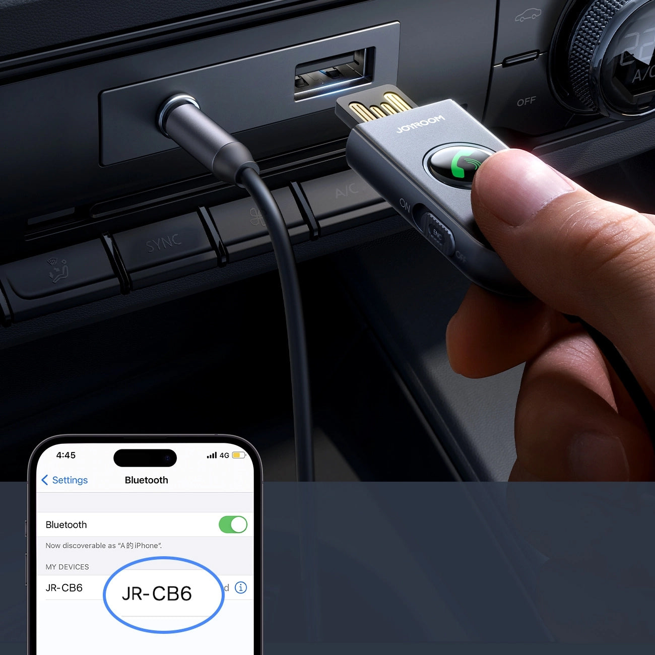 Ricevitore Bluetooth Joyroom JR-CB6