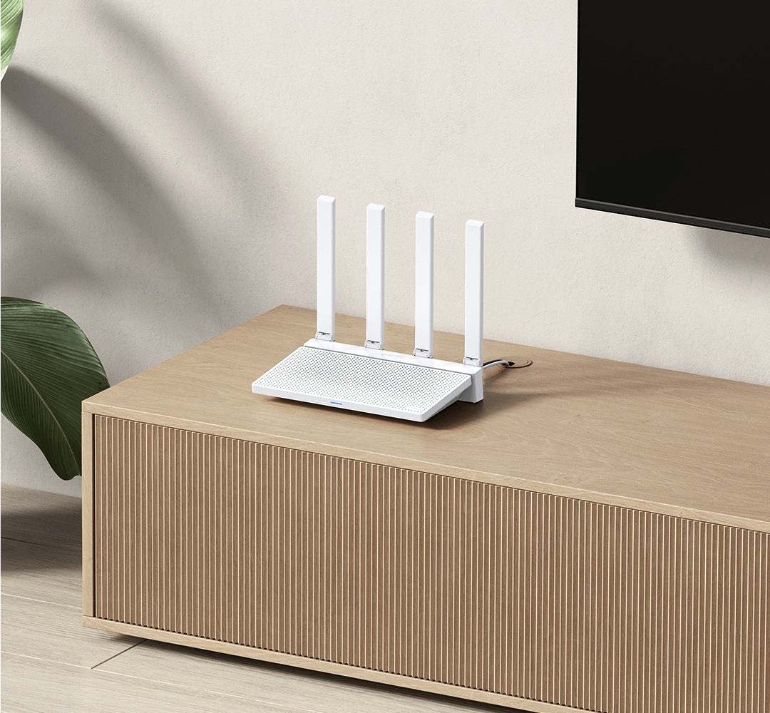 Router wireless Xiaomi AX3000T, Dual Band, Wi-Fi 6, bianco DVB4423GL 