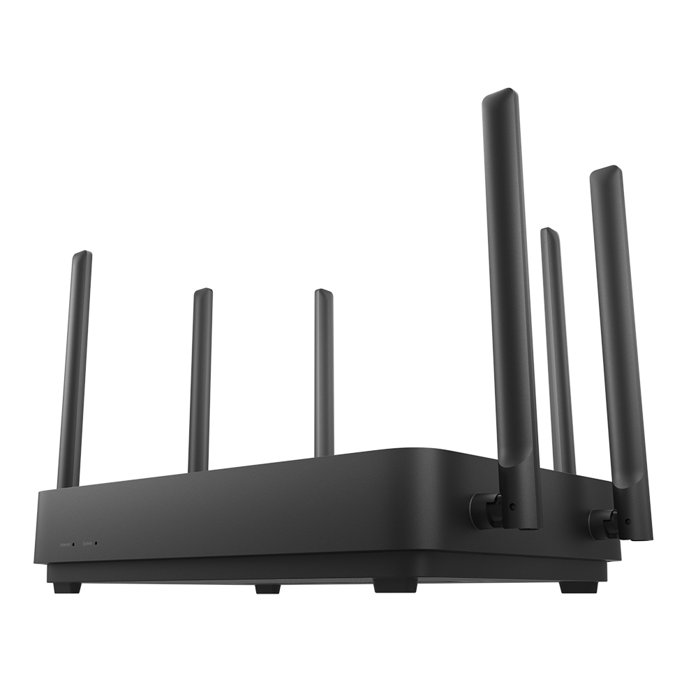 Router wireless Xiaomi AX3200, Dual Band, Wi-Fi 6, nero DVB4314GL 