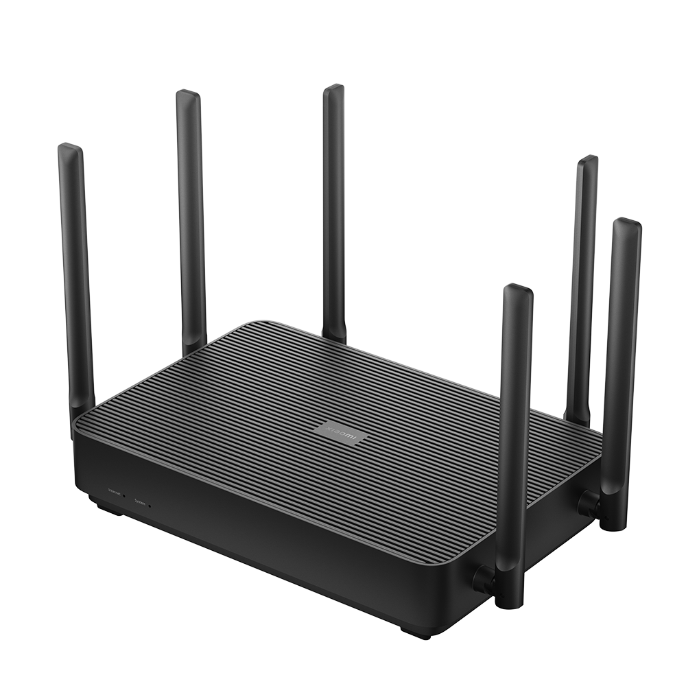 Router wireless Xiaomi AX3200, Dual Band, Wi-Fi 6, nero DVB4314GL 