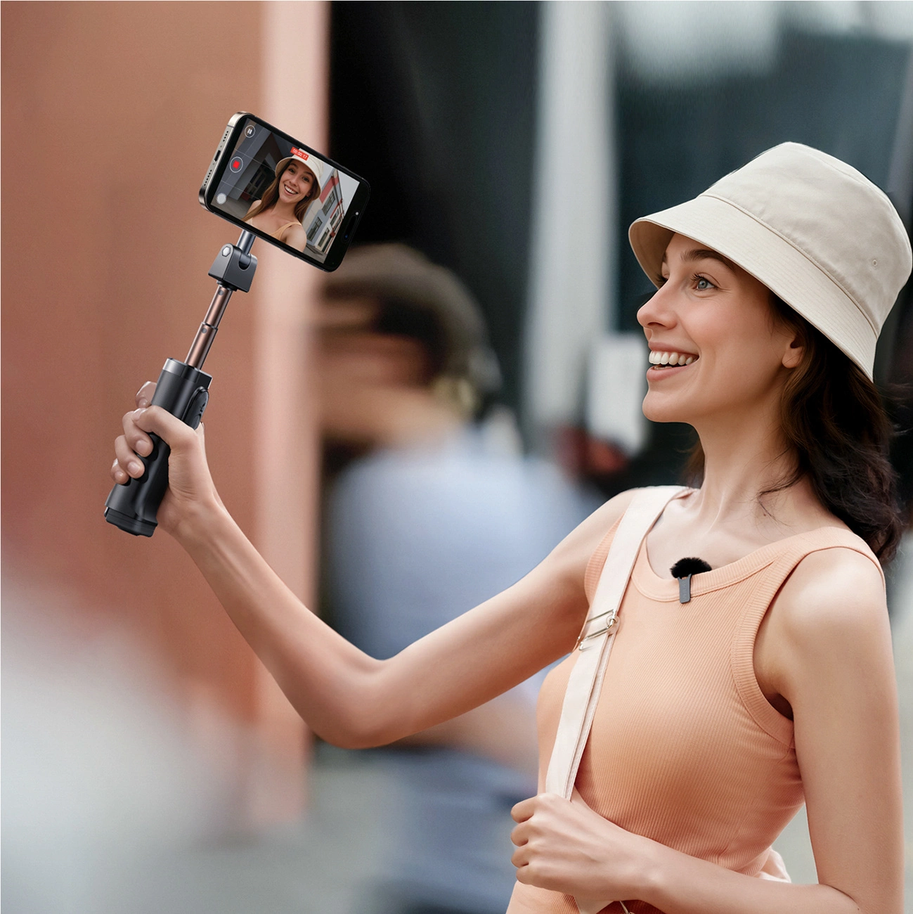 Selfie Stick Bluetooth Joyroom JR-ZS509, Universale, Nero