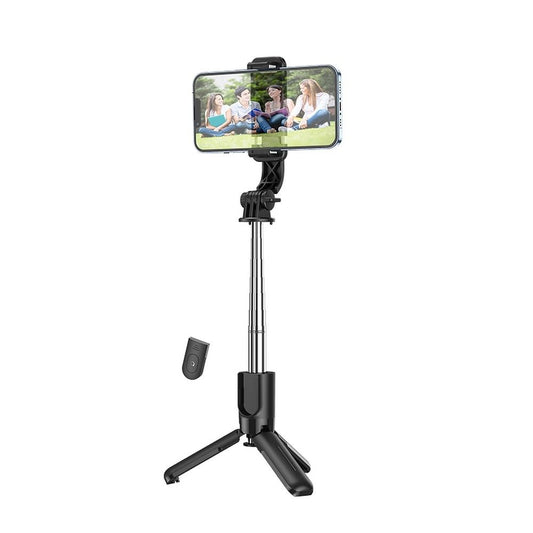 Selfie Stick Bluetooth HOCO K17, Universale, Nero