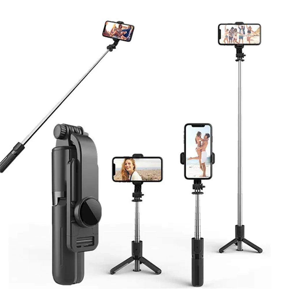 Selfie Stick Bluetooth Techsuit L11, Universale, Nero