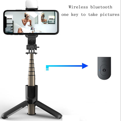 Selfie Stick Bluetooth Techsuit L11s, Universale, Nero