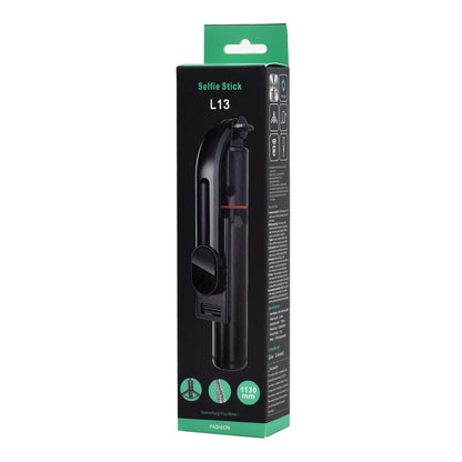 Selfie Stick Bluetooth Techsuit L13, Universal, Black