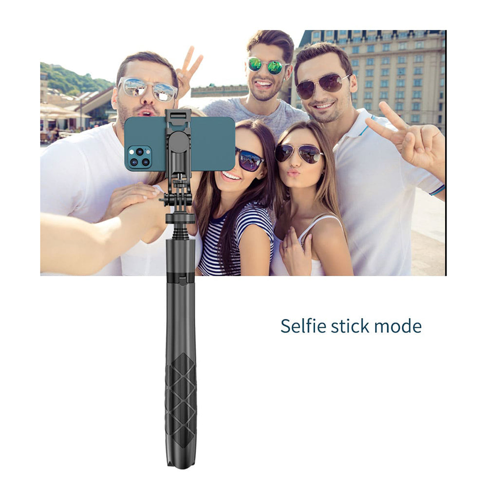 Selfie Stick Bluetooth Techsuit L16, Universale, Nero
