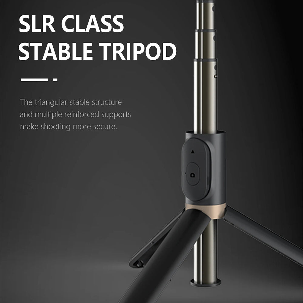 Selfie Stick Bluetooth Techsuit Q03s, Universale, Nero