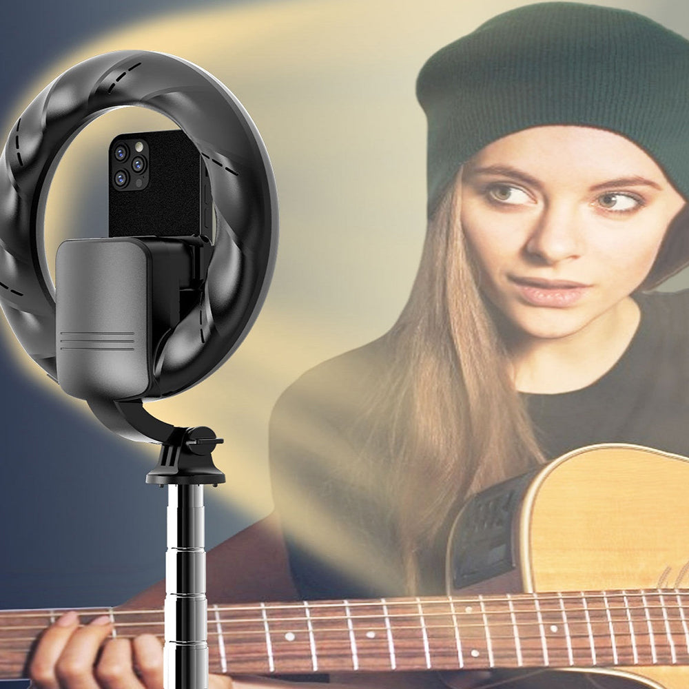 Selfie Stick Bluetooth Techsuit Q05s, Universale, Nero