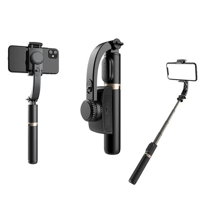 Selfie Stick Bluetooth Techsuit Q08, Universale, Nero