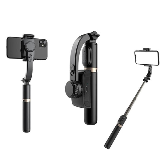 Selfie Stick Bluetooth Techsuit Q08, Universal, Black