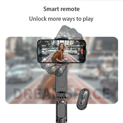 Selfie Stick Bluetooth Techsuit Q09, Universale, Nero