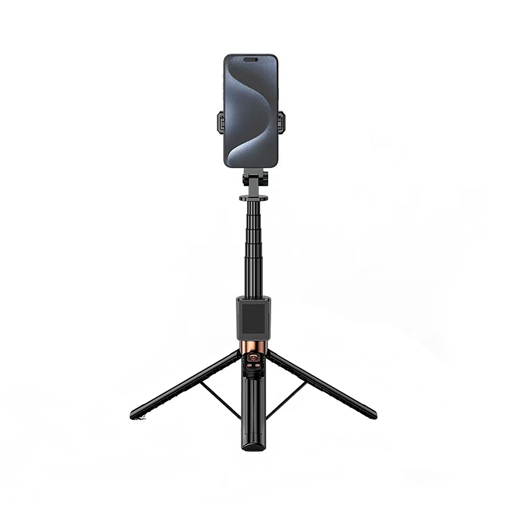 Selfie Stick Bluetooth XO Design SS23 Dual Lights, Universale, Nero