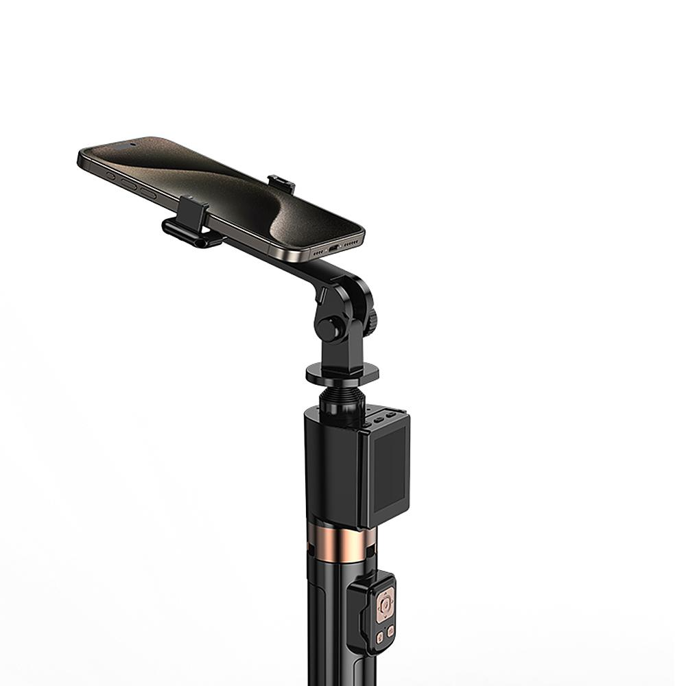 Selfie Stick Bluetooth XO Design SS23 Dual Lights, Universale, Nero