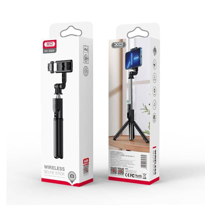 Selfie Stick Bluetooth XO Design SS09, Universale, Nero
