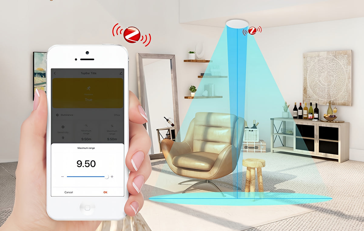 Sensore di Presenza Moes ZSS-QY-HP, ZigBee