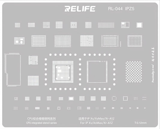 Rete BGA Relife RL-044 IPZ5 per Apple iPhone XS / XS Max / XR, CPU