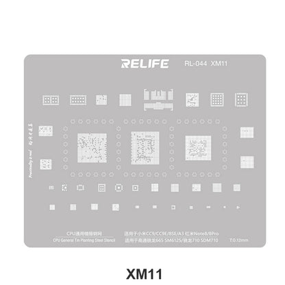 Rete BGA Relife RL-044 V2.0 per CPU Serie Xiaomi