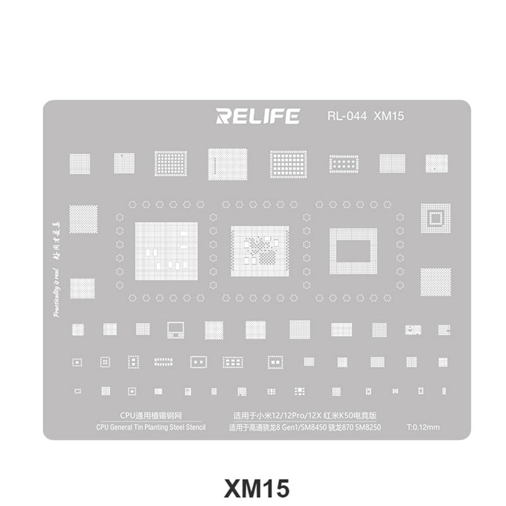 Rete BGA Relife RL-044 V2.0 per CPU Serie Xiaomi