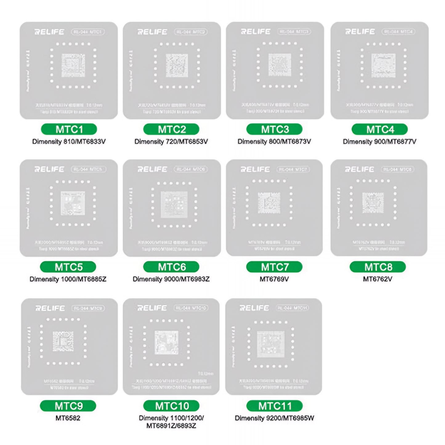 BGA Stencil Relife RL-044 for Android CPU