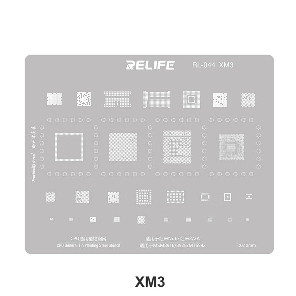 Rete BGA Relife RL-044 V2.0 per CPU Serie Xiaomi