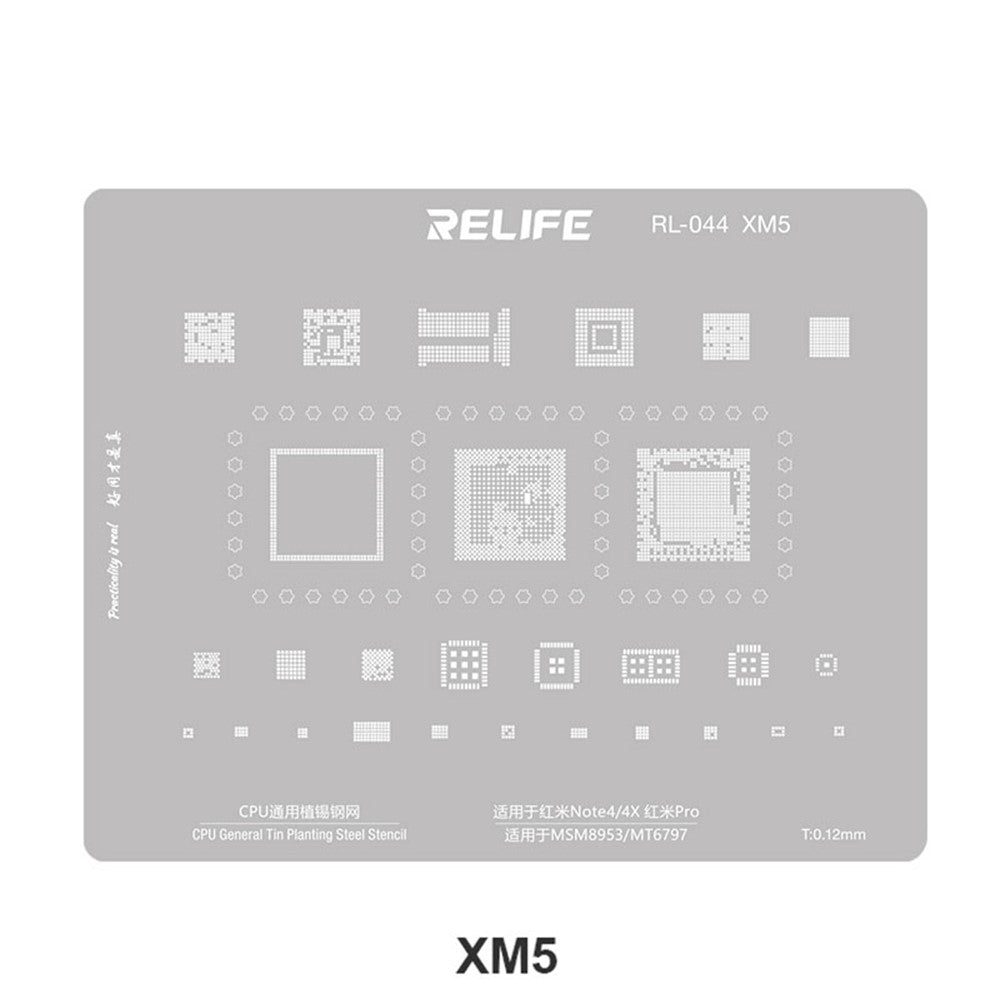 Rete BGA Relife RL-044 V2.0 per CPU Serie Xiaomi