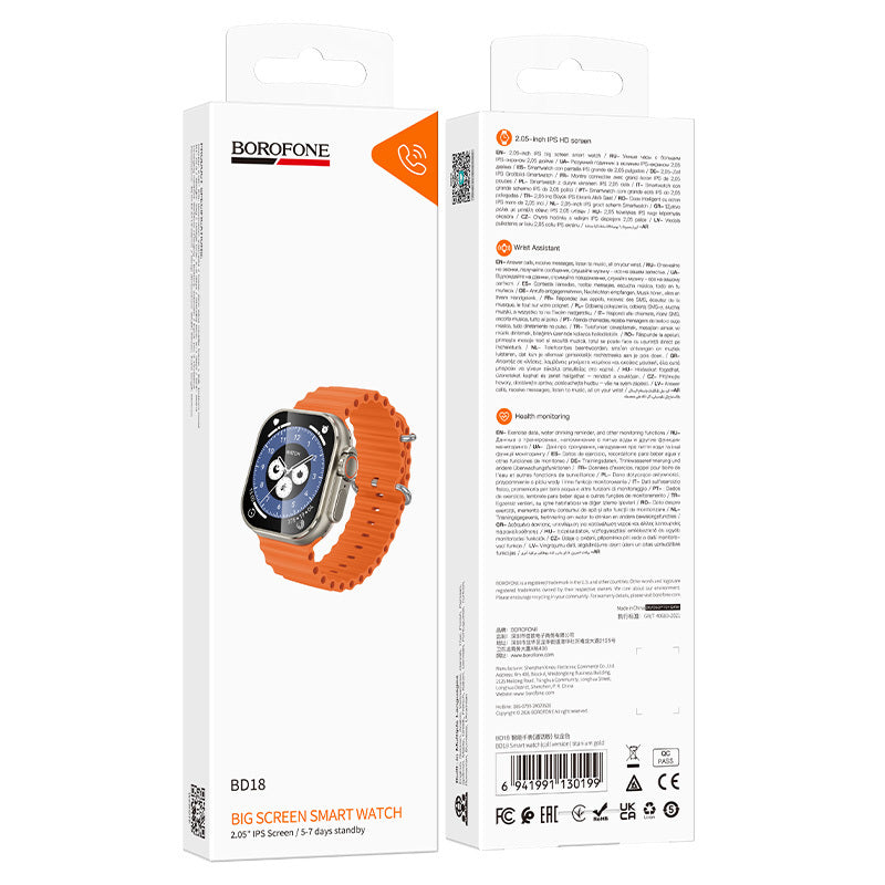 Smartwatch Borofone BD18, dorato