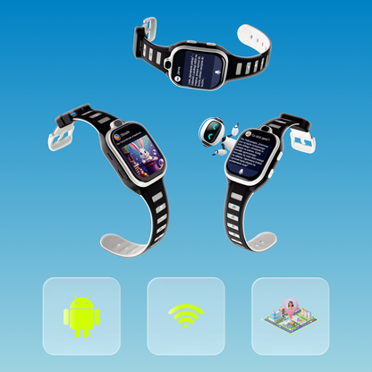 Smartwatch Forever Kids Boost KW-530 Call, Nero
