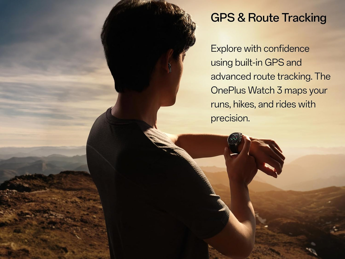 Smartwatch OnePlus Watch 3, 46mm, Nero 5491100340