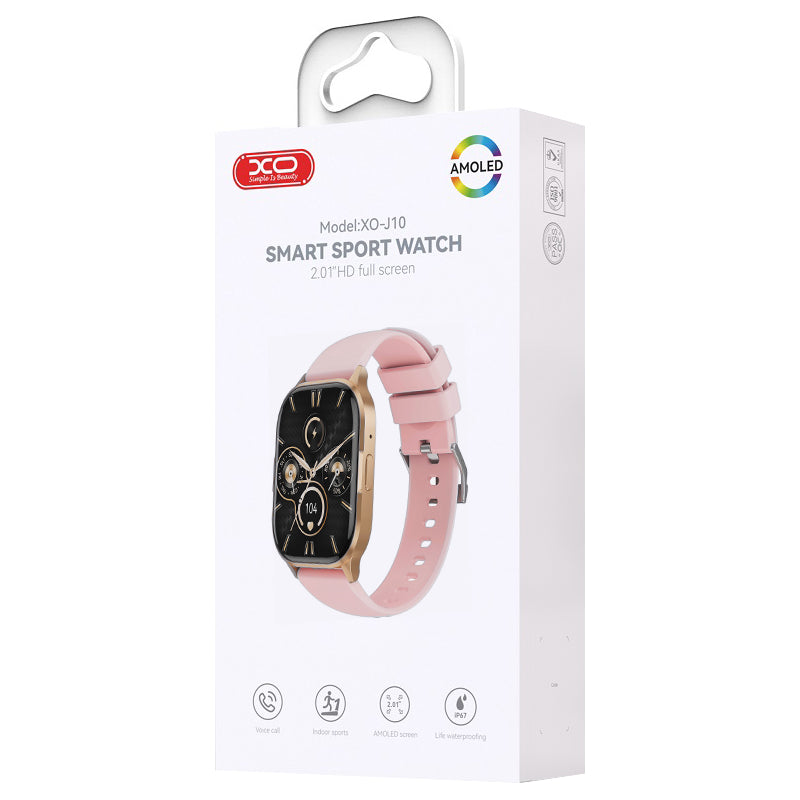 Smartwatch XO Design J10, Rosa Dorato