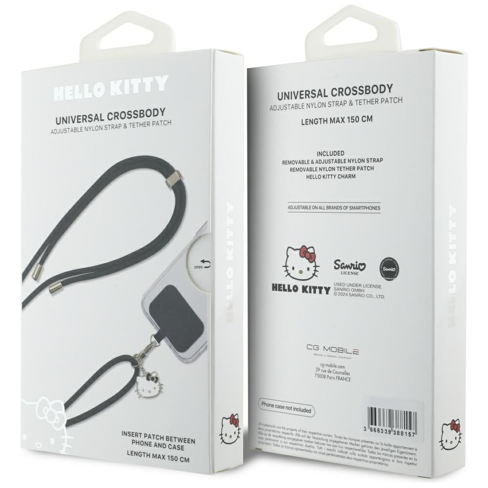 Cordino per Telefono Hello Kitty Crossbody, Nero